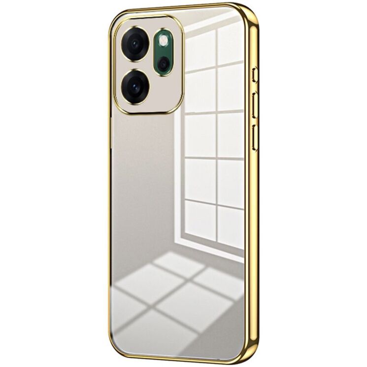 Захисний чохол Reframe Electroplating Frame для OPPO Reno 14 F/FS - Gold: фото 1 з 7