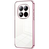 Защитный чехол Reframe Electroplating Frame для Xiaomi Redmi Note 15 Pro 5G - Pink: фото 1 из 8