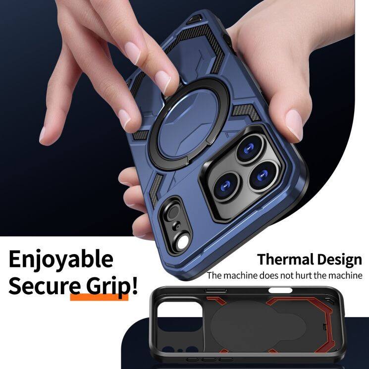 Защитный чехол Reframe Hybrid Magnetic для iPhone 17 Pro - Rose Gold: фото 5 из 7