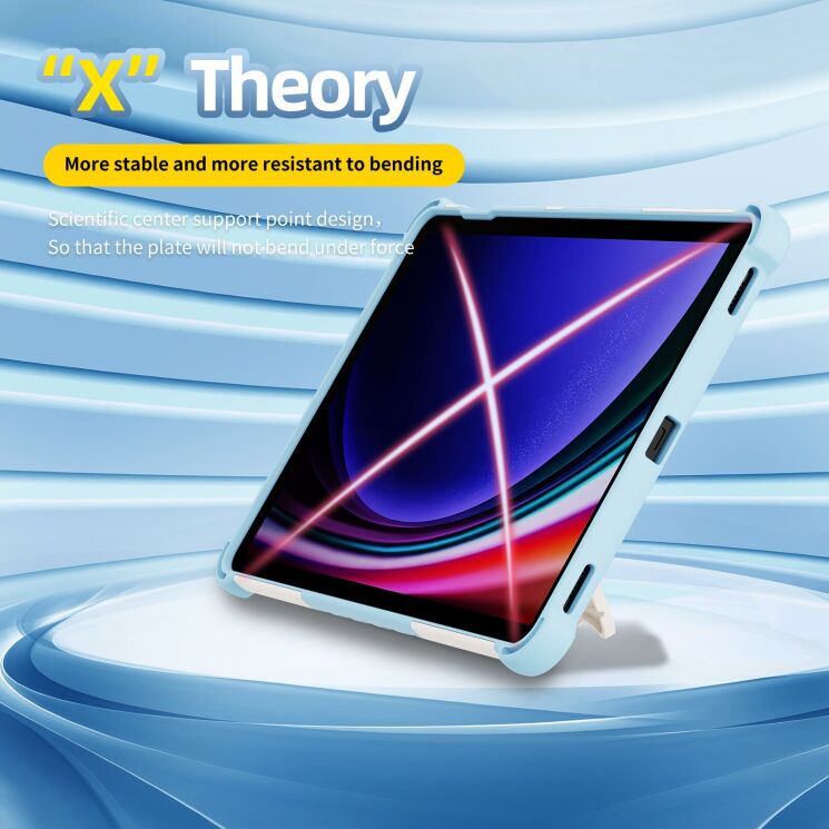 Захисний чохол Reframe Kickstand Strap для Samsung Galaxy Tab S7 / S8 / S9 / S9 FE (T870/T875/X700/X706/X710/X716/X510) - Pink: фото 9 з 18