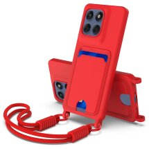 Захисний чохол Reframe Silicone Holder для Motorola Edge 60 Pro - Red: фото 1 з 7