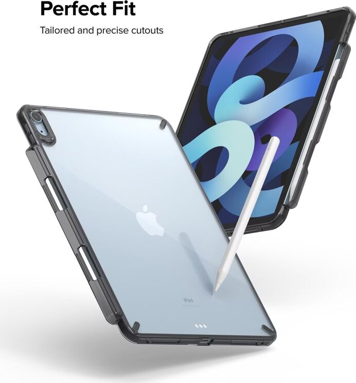 Защитный чехол Ringke Fusion для iPad mini 6 / 7 (2021/2024) F584R53 - Smoke Black: фото 4 из 10