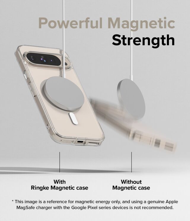 Захисний чохол Ringke Fusion Magnetic для Google Pixel 9 Pro XL (8809961788680) - Clear: фото 6 з 16