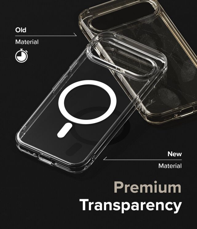 Захисний чохол Ringke Fusion Magnetic для Google Pixel 9 Pro XL (8809961788680) - Clear: фото 8 з 16