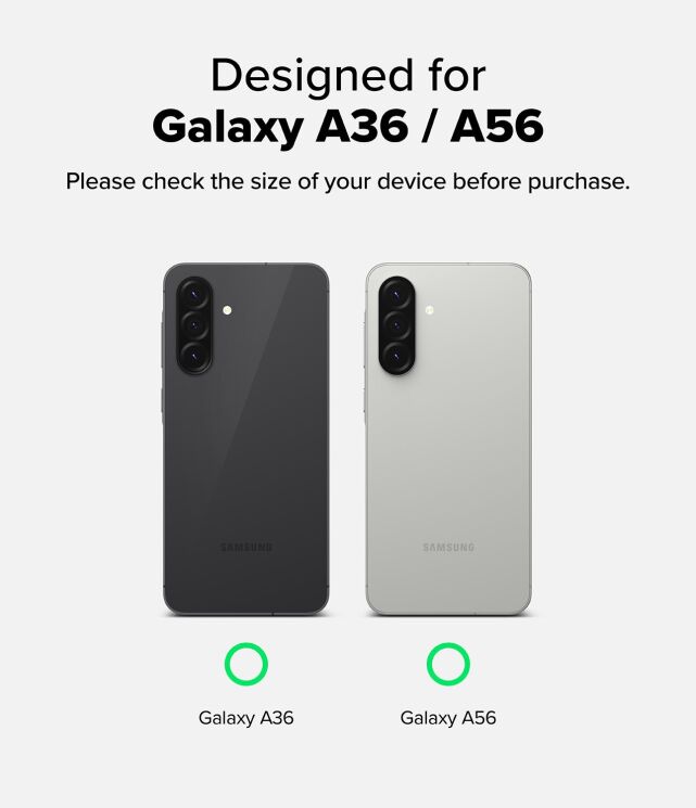 Защитный чехол Ringke Fusion X для Samsung Galaxy A36 (A366) / A56 (A566) 8800293852247 - Camo Black: фото 3 из 13