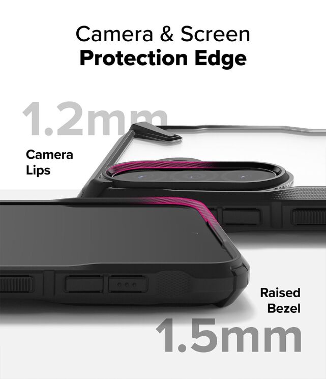 Защитный чехол Ringke Fusion X для Samsung Galaxy A36 (A366) / A56 (A566) 8800293852247 - Camo Black: фото 7 из 13