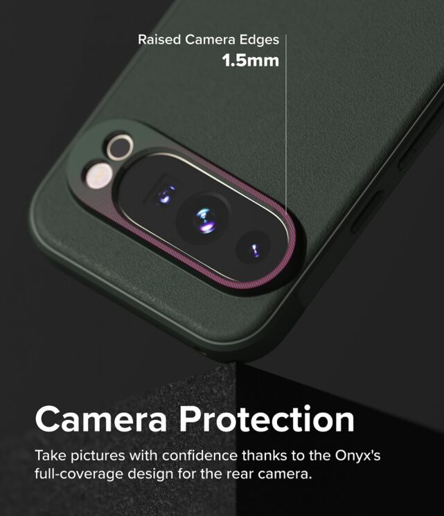 Захисний чохол Ringke Onyx для Google Pixel 9 Pro (8809961789038) - Black: фото 7 з 16