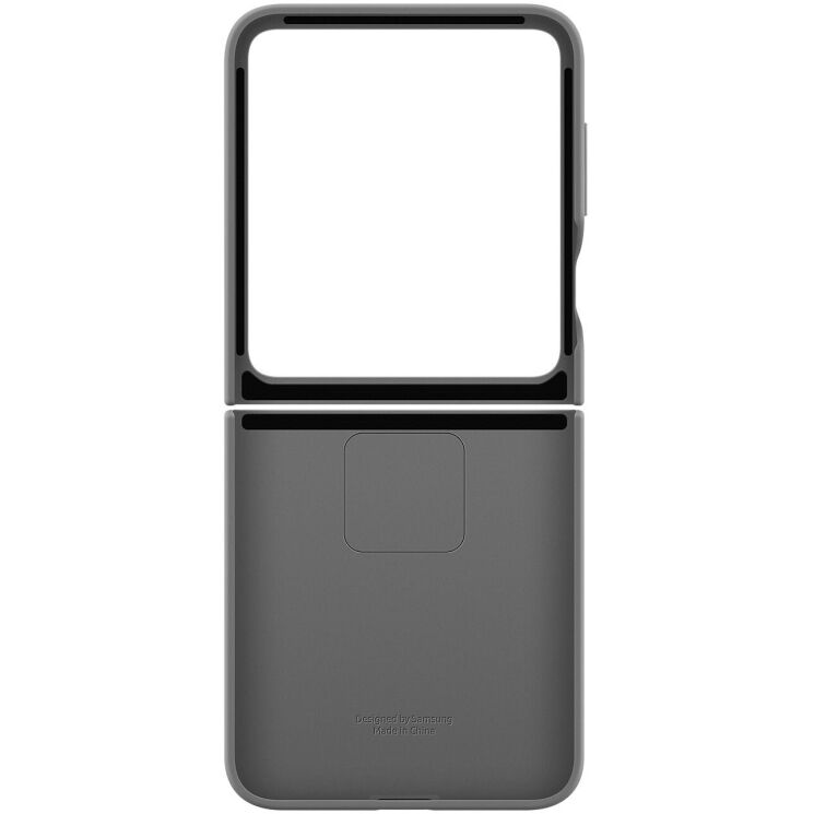 Захисний чохол Silicone Case (FF) для Samsung Galaxy Flip 6 (EF-PF741TJEGUA) - Gray: фото 6 з 6