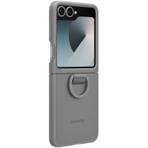 Защитный чехол Silicone Case (FF) для Samsung Galaxy Flip 6 (EF-PF741TJEGUA) - Gray: фото 1 из 6