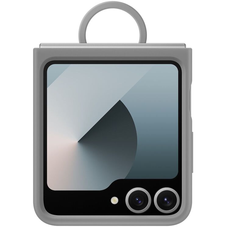 Захисний чохол Silicone Case (FF) для Samsung Galaxy Flip 6 (EF-PF741TJEGUA) - Gray: фото 4 з 6