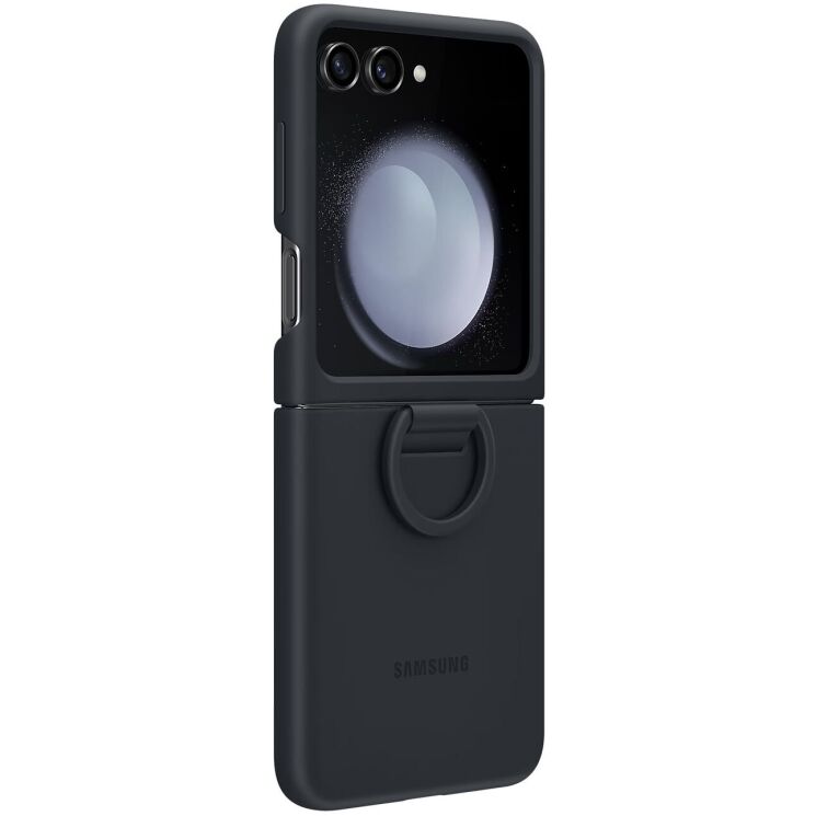 Защитный чехол Silicone Case with Ring для Samsung Galaxy Flip 5 (EF-PF731TNEGUA) - Indigo: фото 1 из 3