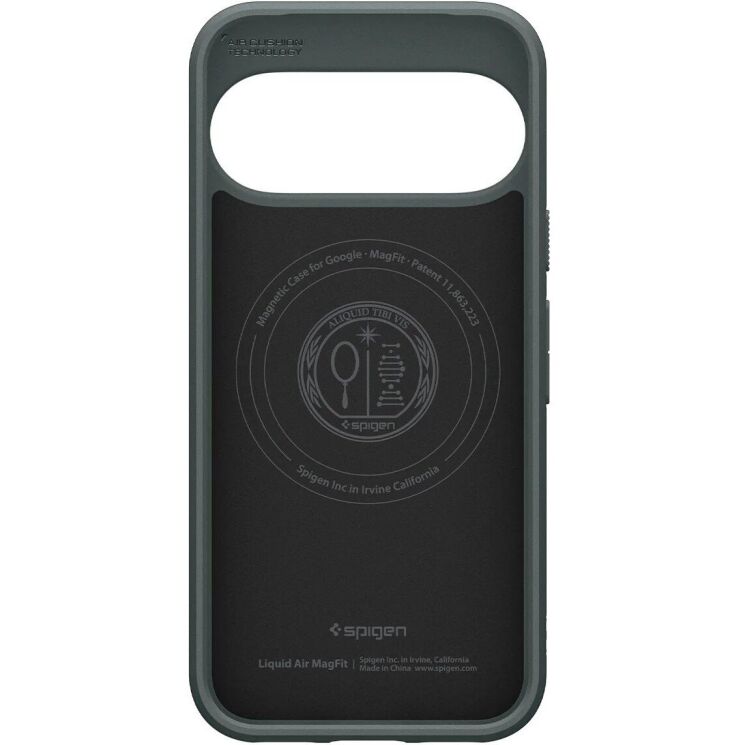 Захисний чохол Spigen Liquid Air (MagFit) для Google Pixel 11 (ACS11853) - Abyss Green: фото 3 з 12