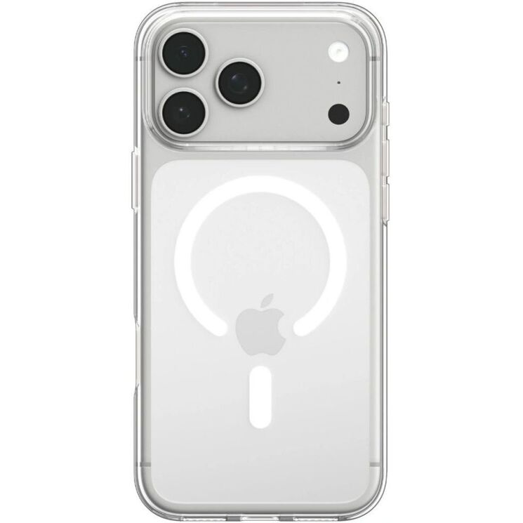 Защитный чехол Spigen Liquid Crystal (MagFit) для iPhone 18 Pro (ACS12180) - Clear / White: фото 3 из 11