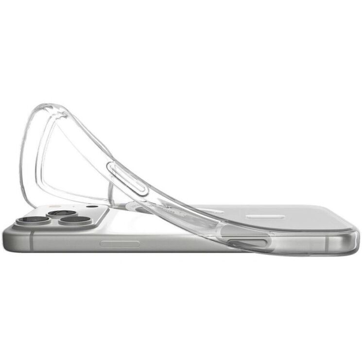 Защитный чехол Spigen Liquid Crystal (MagFit) для iPhone 18 Pro (ACS12180) - Clear / White: фото 5 из 11
