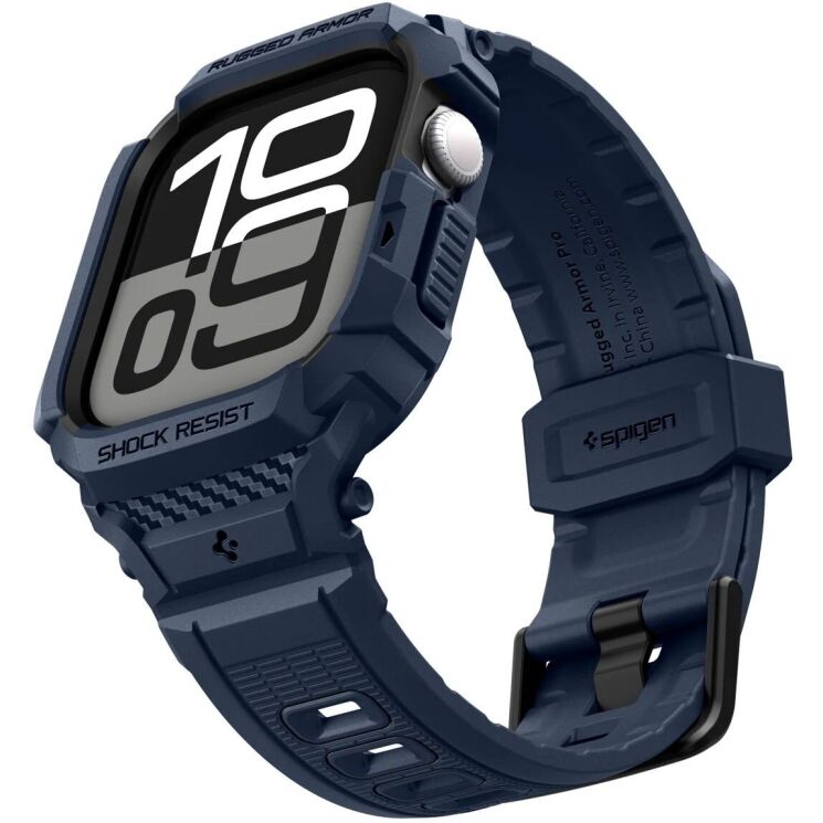 Захисний чохол Spigen Rugged Armor Pro 2 для Apple Watch 10 / 11 42 mm (ACS10495) - Navy Blue: фото 1 з 16