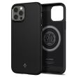 Защитный чехол Spigen (SGP) Mag Armor для Apple iPhone 12 / iPhone 12 Pro - Matte Black (253946B)