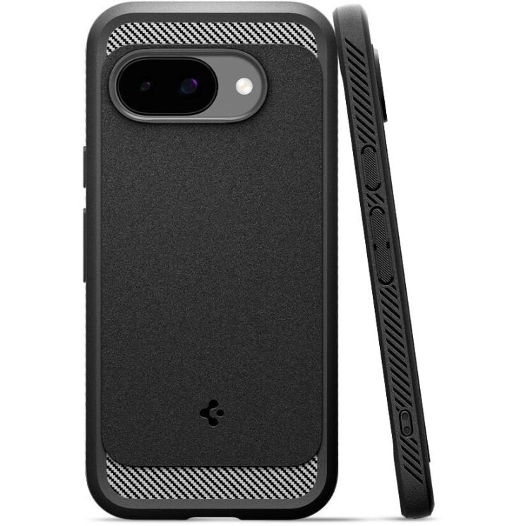 Захисний чохол Spigen (SGP) Rugged Armor (MagFit) для Google Pixel 9a (ACS09041) - Black: фото 3 з 20