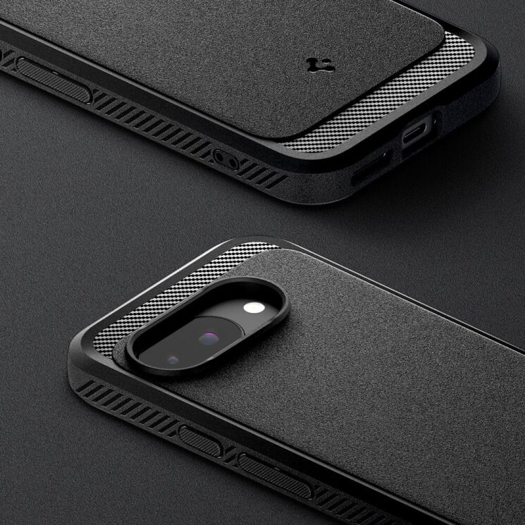 Захисний чохол Spigen (SGP) Rugged Armor (MagFit) для Google Pixel 9a (ACS09041) - Black: фото 15 з 20