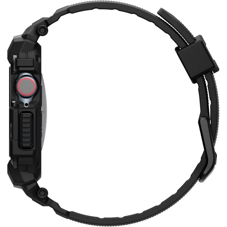 Захисний чохол Spigen (SGP) Rugged Armor Pro (FW) для Apple Watch 10 46 mm (ACS08604) - Matte Black: фото 5 з 14