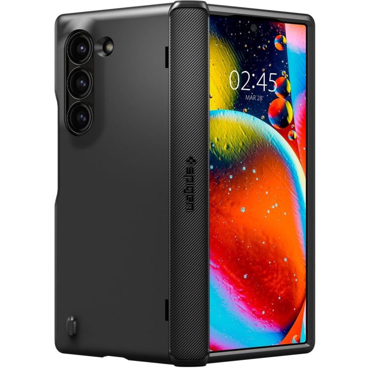 Захисний чохол Spigen (SGP) Slim Armor Pro для Samsung Galaxy Fold 6 - Black: фото 4 з 17