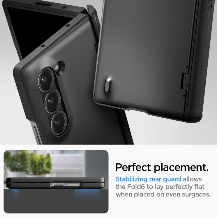 Захисний чохол Spigen (SGP) Slim Armor Pro для Samsung Galaxy Fold 6 - Black: фото 14 з 17