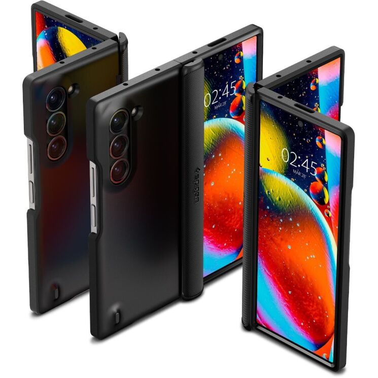 Захисний чохол Spigen (SGP) Slim Armor Pro для Samsung Galaxy Fold 6 - Black: фото 6 з 17