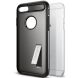 Защитный чехол Spigen (SGP) Slim Armor (V2) для Apple iPhone SE 2 (2020) / iPhone 8 / iPhone 7 (042CS20301) - Gunmetal (320817H). Фото 4 из 15