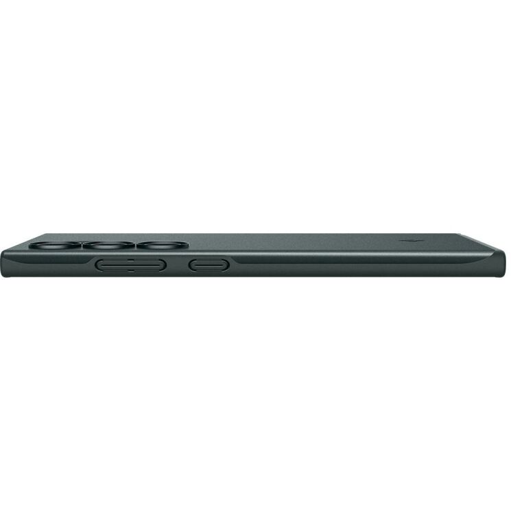 Защитный чехол Spigen (SGP) Thin Fit для Samsung Galaxy S24 Ultra (S928) - Dark Green: фото 11 из 18