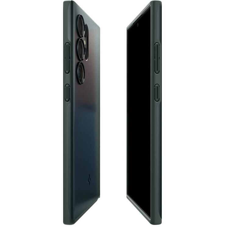 Защитный чехол Spigen (SGP) Thin Fit для Samsung Galaxy S24 Ultra (S928) - Dark Green: фото 6 из 18