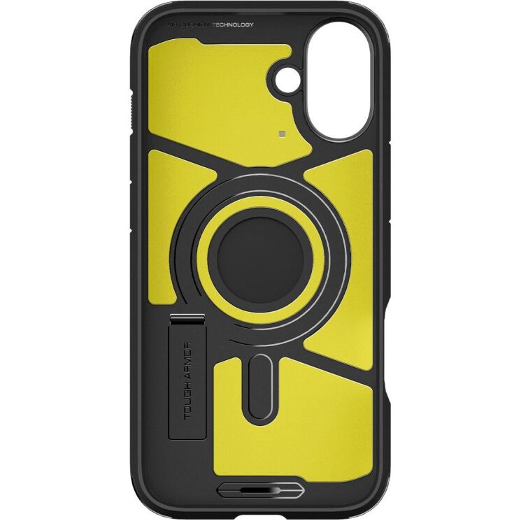 Защитный чехол Spigen (SGP) Tough Armor (MagFit) для Apple iPhone 16 Plus - Black: фото 5 из 16