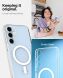 Захисний чохол Spigen (SGP) Ultra Hybrid Metal Ring (MagFit) для Samsung Galaxy S24 FE (S721) - White (367589W). Фото 15 з 16