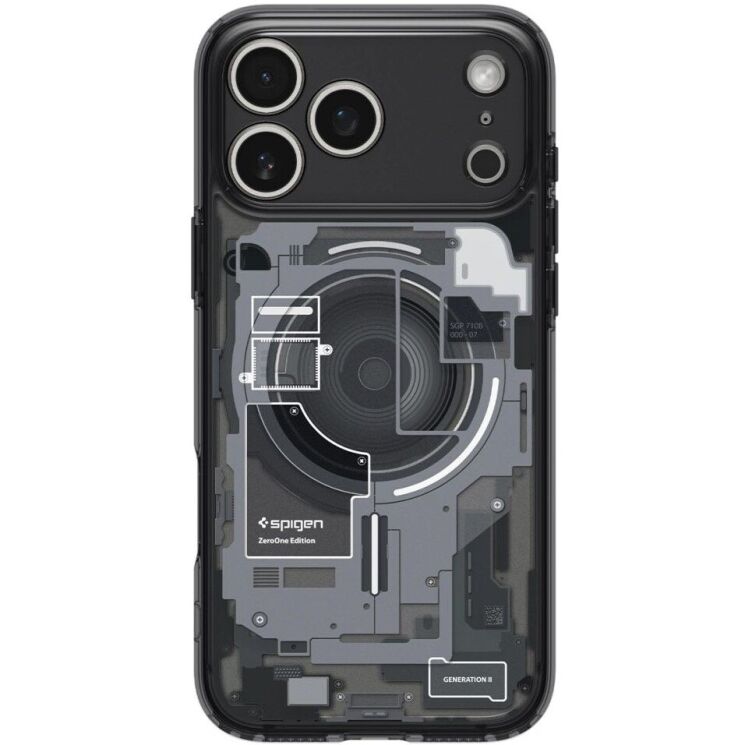 Защитный чехол Spigen Ultra Hybrid Zero One (MagFit) для iPhone 18 Pro (ACS12165) - Black: фото 3 из 12