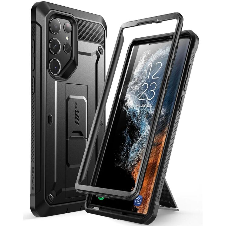 Защитный чехол Supcase Unicorn Beetle Pro Rugged Case для Samsung Galaxy S23 Ultra (S918) - Black: фото 2 из 12