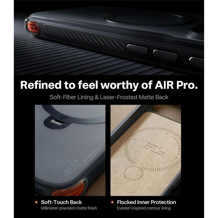 Захисний чохол TORRAS Ostand Q3 Air Pro with MagSafe для Apple iPhone 18 Pro Max - Purple (423809V) Захисний чохол TORRAS Ostand Q3 Air Pro with MagSafe для Apple iPhone 18 Pro Max - Purple: фото 8 з 9