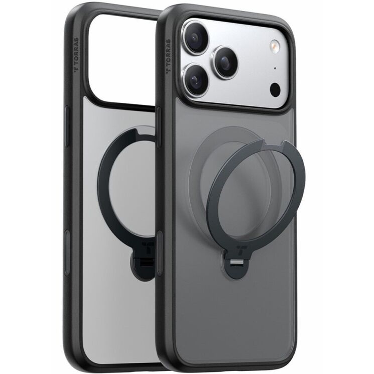 Защитный чехол TORRAS Ostand Q3 Spin (with MagSafe) для Apple iPhone 18 Pro Max - Black (423804B) Защитный чехол TORRAS Ostand Q3 Spin (with MagSafe) для Apple iPhone 18 Pro Max - Black: фото 1 из 1
