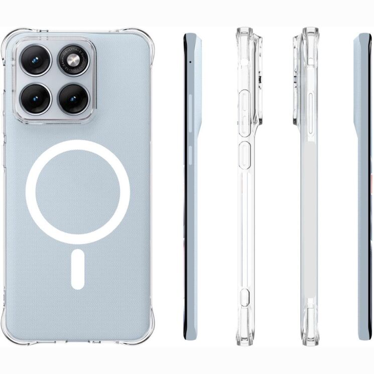 Захисний чохол UniCase AirBag MagSafe для Motorola Edge 70 Fusion - Transparent: фото 5 з 5