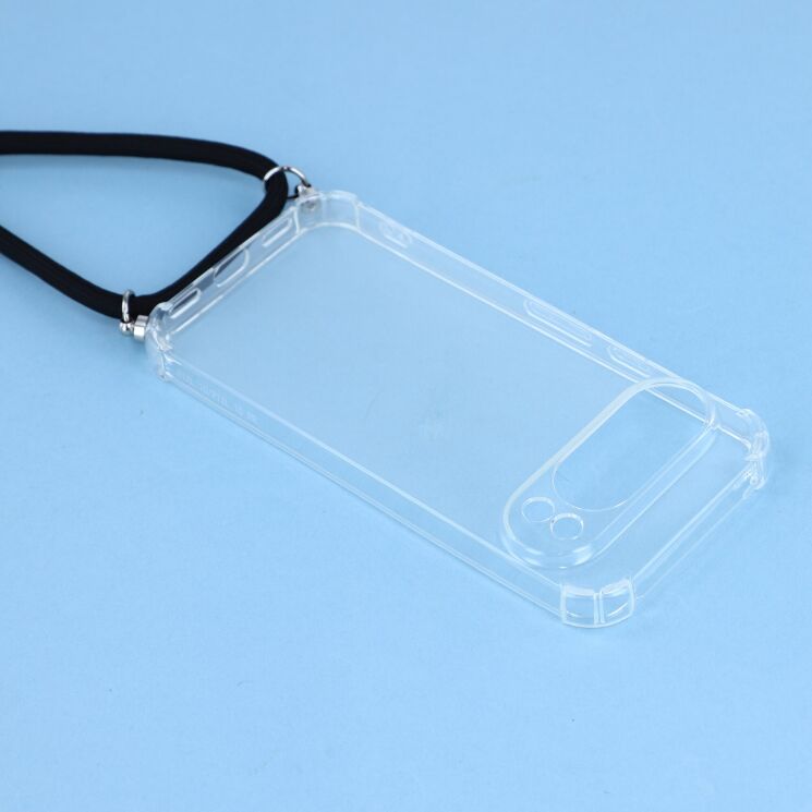 Захисний чохол UniCase AirBag with Strap для Google Pixel 10 / 10 Pro - Transparent: фото 4 з 4
