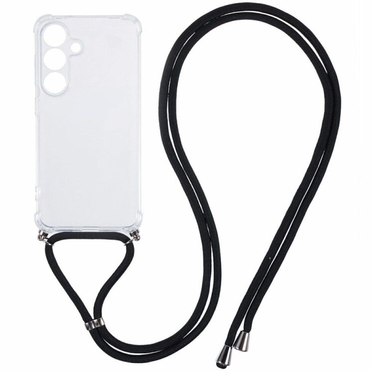 Защитный чехол UniCase AirBag with Strap для Samsung Galaxy S26 - Transparent: фото 1 из 6