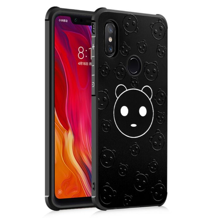 Защитный чехол UniCase Black Style для Xiaomi Mi 8 SE (Special Edition) - Bear Pattern: фото 1 из 10