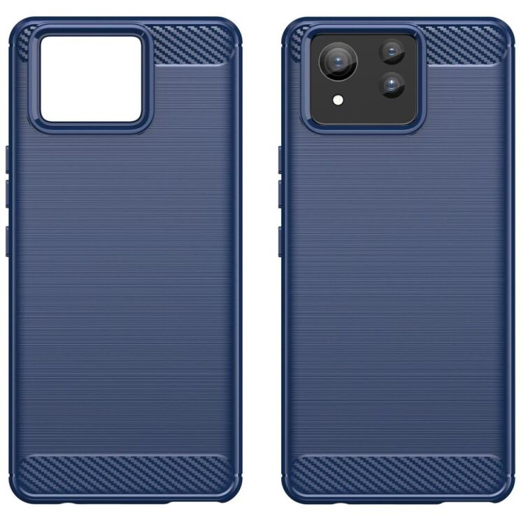 Защитный чехол UniCase Carbon для ASUS Zenfone 11 Ultra - Blue: фото 2 из 8