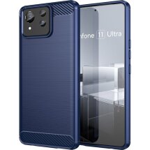 Защитный чехол UniCase Carbon для ASUS Zenfone 11 Ultra - Blue: фото 1 из 8