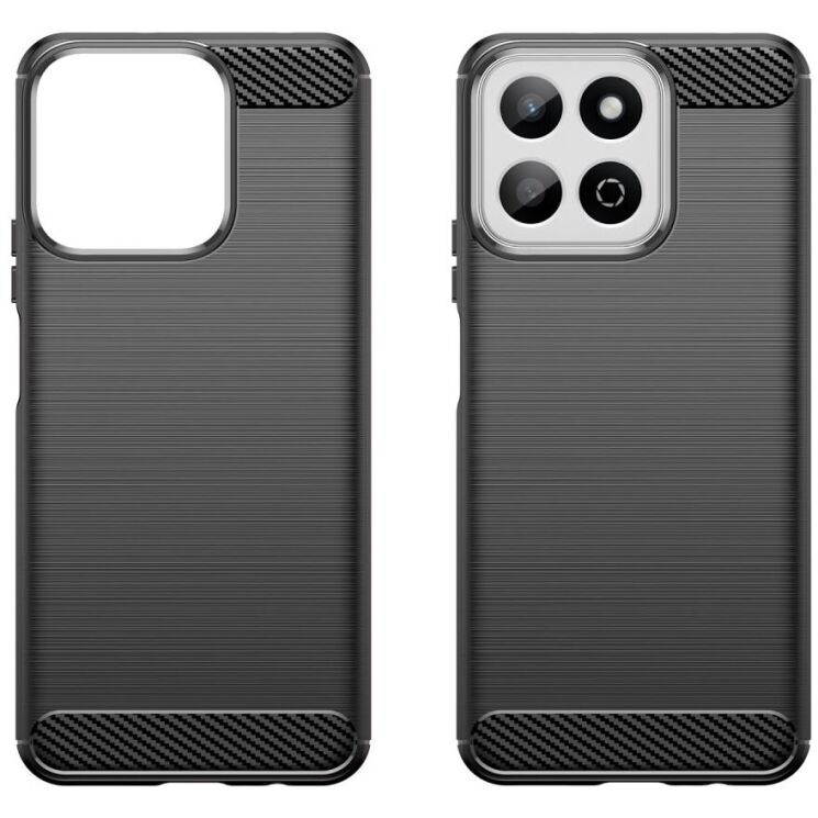 Защитный чехол UniCase Carbon для Honor 200 Smart - Black: фото 2 из 8