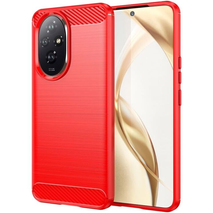 Защитный чехол UniCase Carbon для Honor 200 - Red: фото 1 из 8
