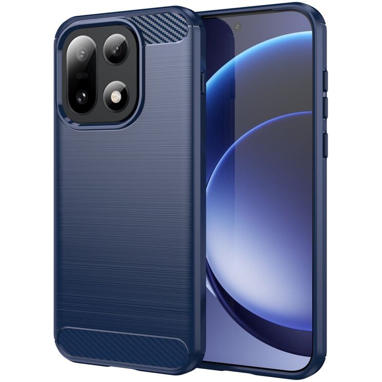 Защитный чехол UniCase Carbon для OnePlus 15 - Blue: фото 1 из 13