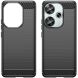 Защитный чехол UniCase Carbon для Xiaomi Poco F6 - Black (355007B). Фото 2 из 11