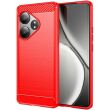 Защитный чехол UniCase Carbon для Realme GT Neo 6 SE / GT 6T / GT 6 - Red (356127R)