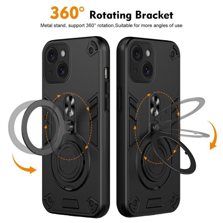 Защитный чехол UniCase Cosmic Armor для Apple iPhone 15 - Black: фото 2 из 8