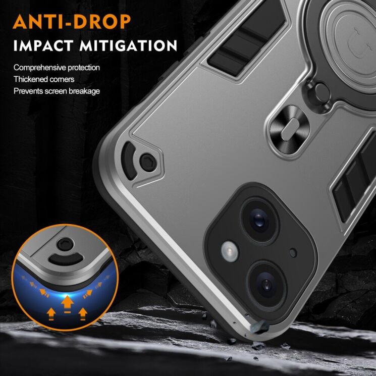 Защитный чехол UniCase Cosmic Armor для Apple iPhone 15 - Black: фото 7 из 8