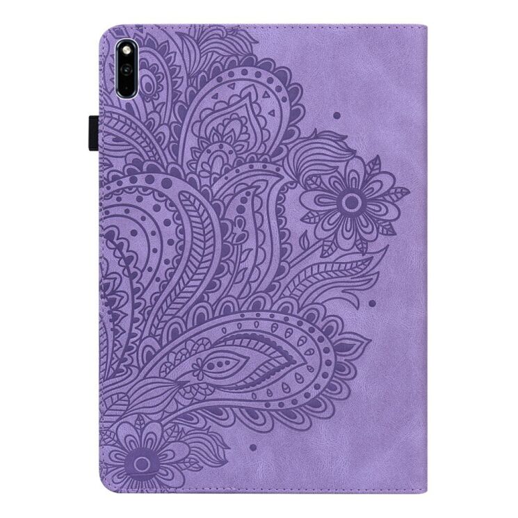 Защитный чехол UniCase Flower для Huawei MatePad 10.4 (2020/2022) - Purple: фото 3 из 10