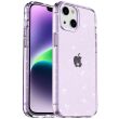 Защитный чехол UniCase Glitter Shell для Apple iPhone 15 - Purple (329535V)